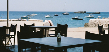 restaurante paupa mesa en terraza